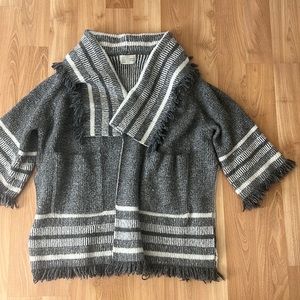 Monday Tuesday Wednesday.. Fringe Open Sweater